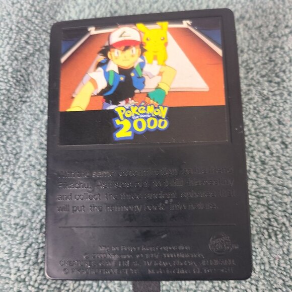 2000‎ Pikachu 4" Burger King  Action Figure Card  Nintendo Pokemon - Picture 2 of 6